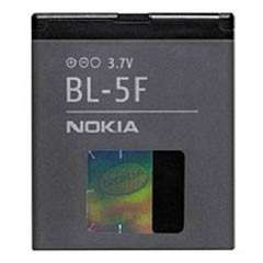 Akku Original Nokia für 6210 Nav, 6260s, 6290, 6710 Nav, C5, E65, N78, N93i, N95, N96, Typ BL-5F