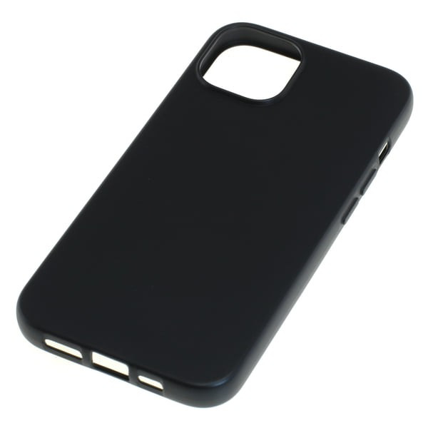 BackCase / Schutz-Hülle für Apple iPhone 14 aus flexiblem TPU, schwarz