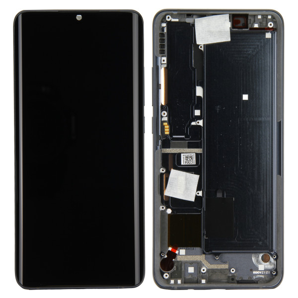 LCD-Kompletteinheit für Xiaomi Mi Note 10, Mi Note 10 Pro, Midnight Black