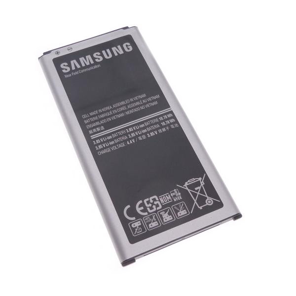 Akku Original Samsung für Galaxy S5 G900, Typ EB-BG900BBE, EB-BG900BBEGWW, 2800 mAh, 3.85V