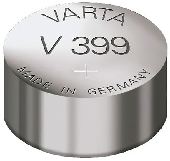 Varta Uhrenbatterie 399, wie V399, S19, 613, 280-44, D399, SR927W, 1165SO, SB-BP/EP, W, SR57, SR927