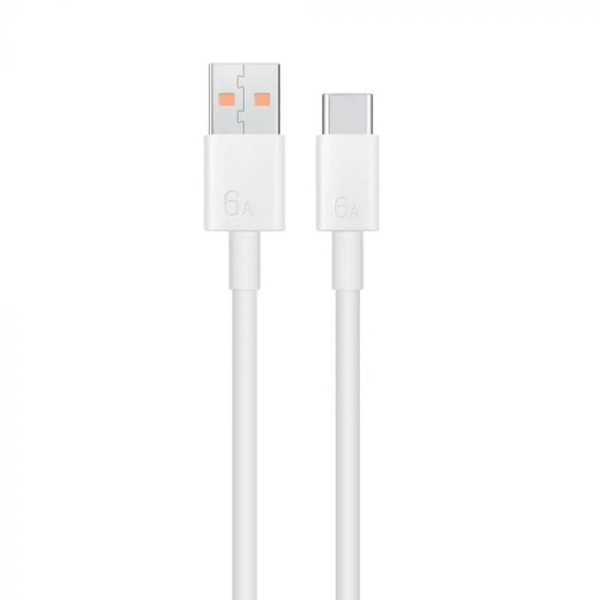 Original Huawei Datenkabel USB Typ C, LX04072043, Quick Charge für Ladeströme bis 6A, weiß