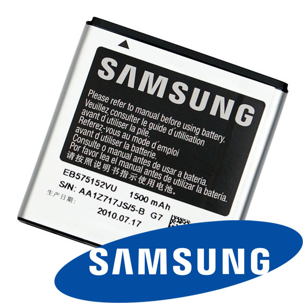 Akku Original Samsung für Galaxy S i9000, Omnia PRO 4B7350, Typ EB575152LU, EB575152VU