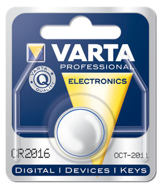 Varta Professional Electronic CR2016, DL2016, ECR2016, Type FA, EA-50CF/3D