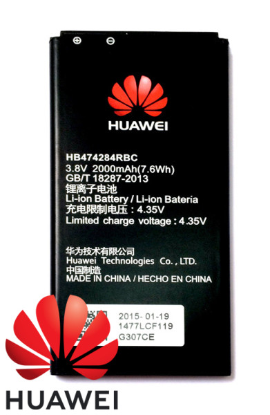 Akku Original Huawei HB474284RBC für Ascend G521, G615, G620, Y550, Y625, Y635, Honor Holly