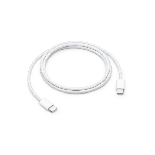 Apple USB-C auf USB-C Kabel, gewebt, ab iPhone 15, iPad, iMac, MacBook, MQKJ3ZM/A, 1 Meter, Retail