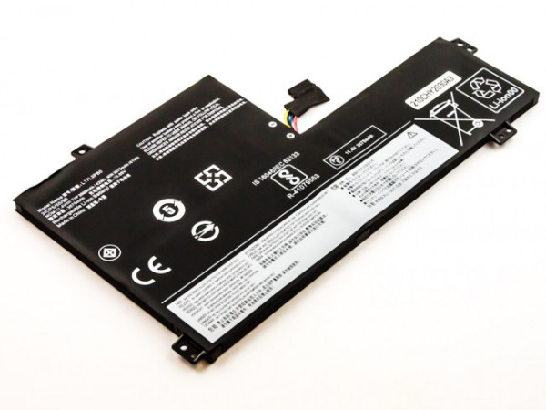 Akku für Lenovo Chromebook 100e 1st Gen Series, C340-11 Series, wie L18D3PG1, 11,4 V, 3575 mAh