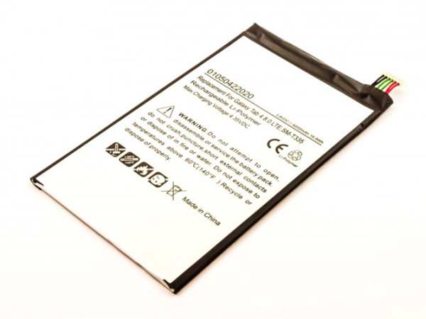 Akku für Samsung Galaxy Tab 4 8.0 SM-T330, SM-T335, SM-T337, wie EB-BT330FBE, 4450 mAh