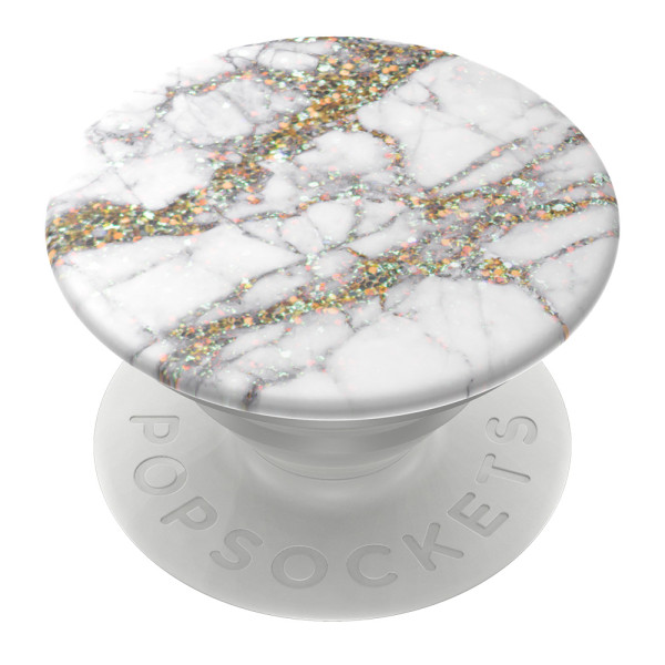 PopSockets PopGrip Gold Sparkle Marble - ausziehbarer Griff für Handys