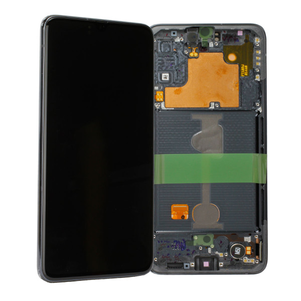 LCD-Kompletteinheit für Samsung Galaxy A90 5G A908F, schwarz