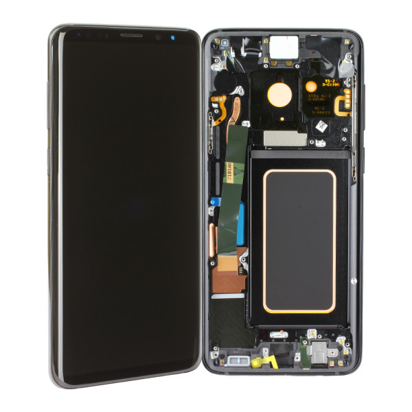 LCD-Kompletteinheit für Samsung Galaxy S9+ G965F, Midnight Black