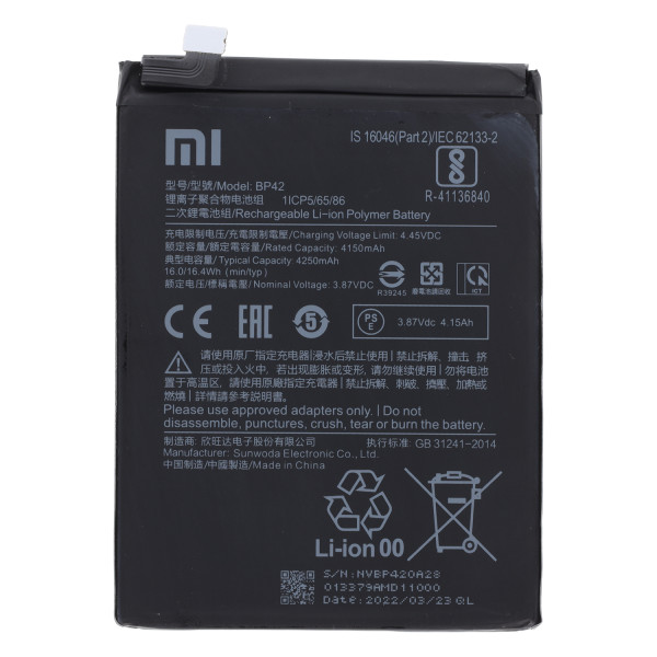 Akku Original Xiaomi für Mi 11 Lite, Mi 11 Lite 5G, Typ BP42