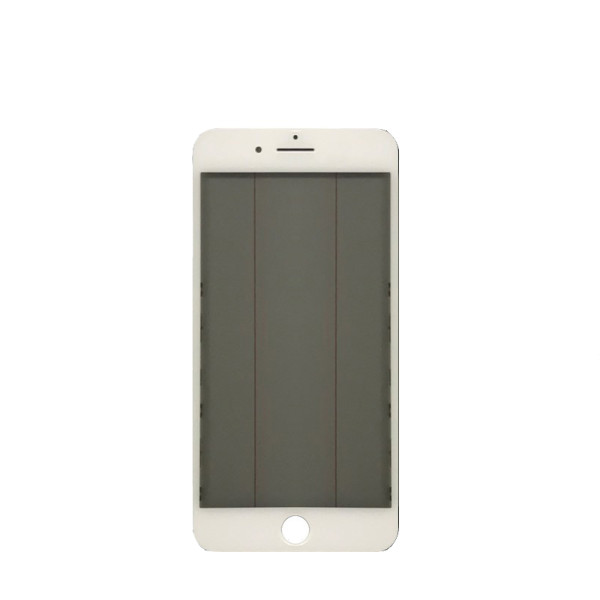 Polarisierendes Display-Frontglas, kaltgepresst, mit Rahmen und OCA für iPhone 8/ SE (2020), weiß