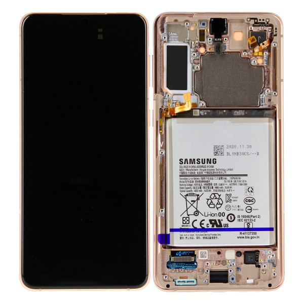 LCD Display inkl. Akku für Samsung Galaxy S21+ G996B/DS, Phantom Violett