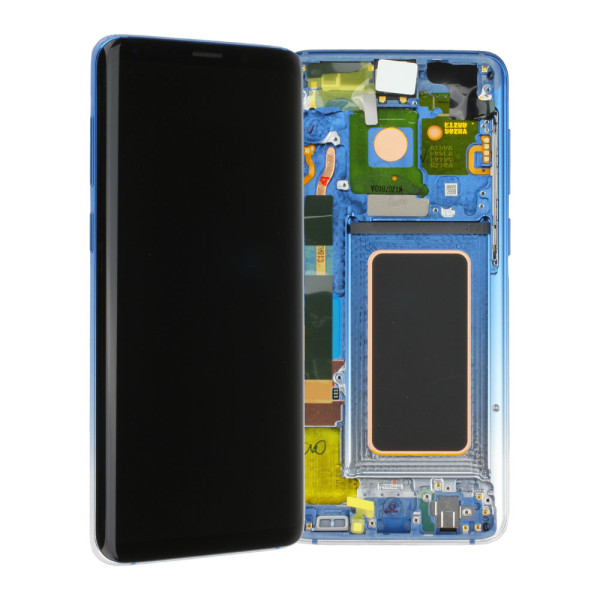 LCD-Kompletteinheit für Samsung Galaxy S9+ G965F, Polaris Blue