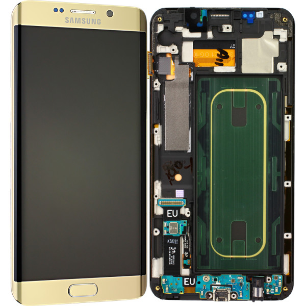 Komplett LCD &amp; Toucheinheit für Samsung Galaxy S6 Edge+ G928F, gold